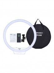 Bi-Colour Wireless LED Ring Video Light White/Black