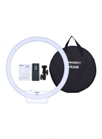 Bi-Colour Wireless LED Ring Video Light White/Black