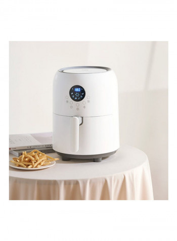 Electric Air Fryer with Digital LED and Touch Screen Timer Temperature Control 2.6 l 1000 W P-AA2393W White/Grey