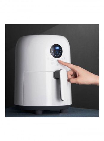 Electric Air Fryer with Digital LED and Touch Screen Timer Temperature Control 2.6 l 1000 W P-AA2393W White/Grey