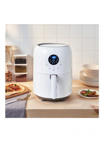 Electric Air Fryer with Digital LED and Touch Screen Timer Temperature Control 2.6 l 1000 W P-AA2393W White/Grey