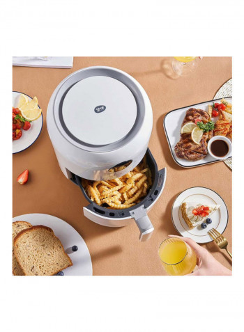 Electric Air Fryer with Digital LED and Touch Screen Timer Temperature Control 2.6 l 1000 W P-AA2393W White/Grey