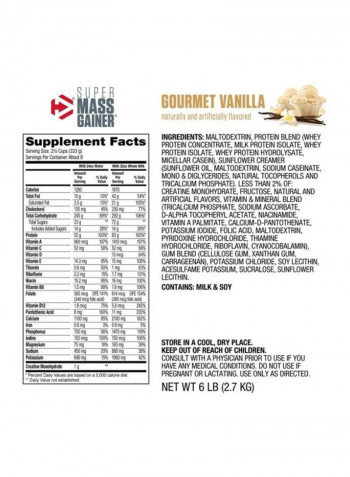Super Mass Gainer Dietary Supplement