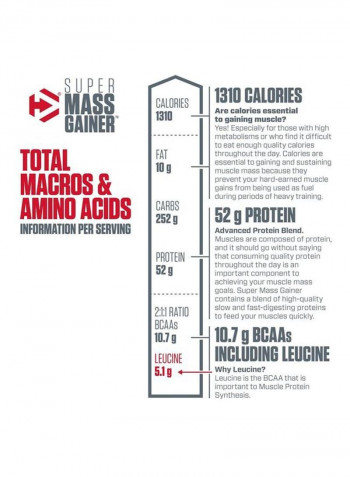 Super Mass Gainer Dietary Supplement