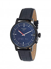 Men's Leather Analog+Digital Wrist Watch 3500N-1HA NNN