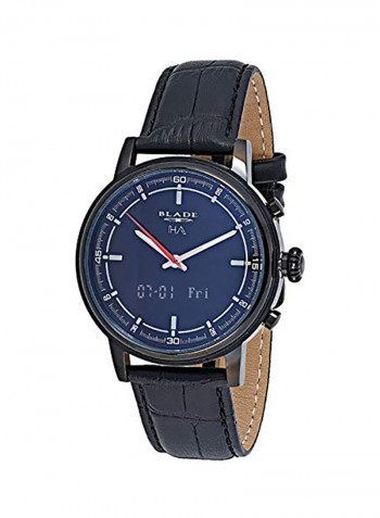 Men's Leather Analog+Digital Wrist Watch 3500N-1HA NNN