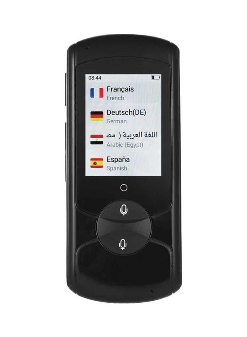 Portable Intelligent Language Translator Device Black