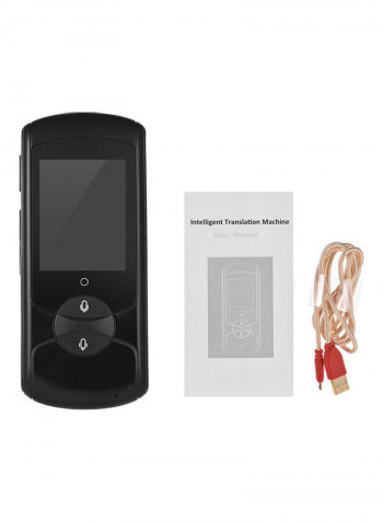 Portable Intelligent Language Translator Device Black