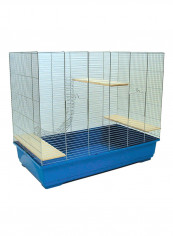 Jerry Chinchilla Cage Blue/Yellow