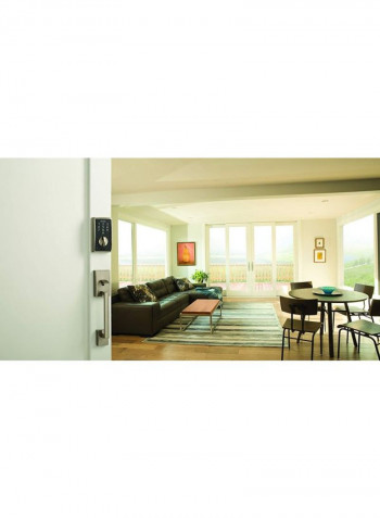 2-Piece Front Entry Handle Latitude Interior Lever Set Silver