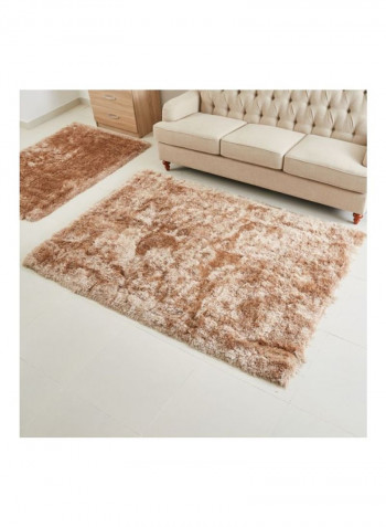 Meilin Superior Shaggy Rug Beige 204centimeter