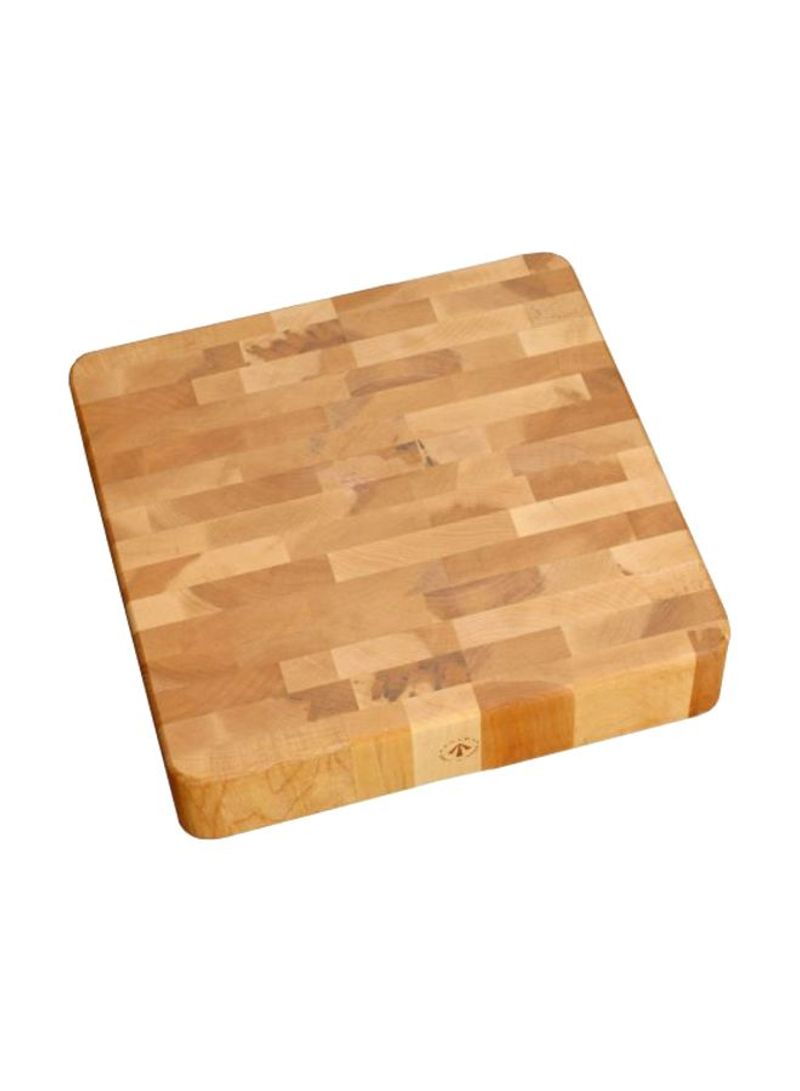 Square Shape Cutting Board Beige 12inch
