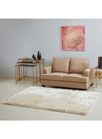 Meilin Shaggy Rug Beige 230x160centimeter