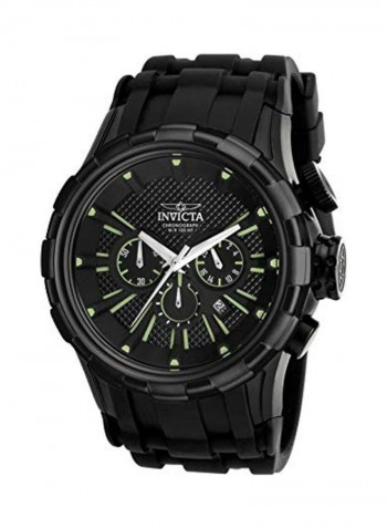 Men's Analog Wrist Watch with Silicone Strap