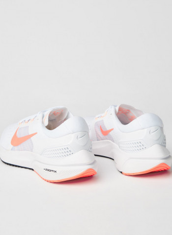 Air Zoom Vomero 15 Running Shoes White/Crimson Pulse-Crimson Tint-Black
