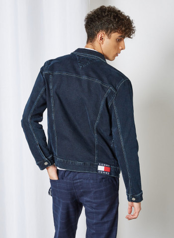 Regular Trucker Jacket Oslo Blue Bk Com