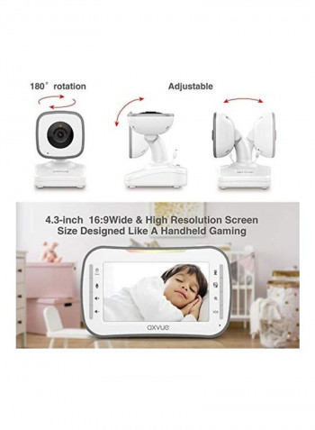 Video Baby Monitor With 2 Camera