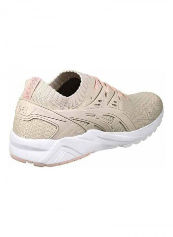 Gel-Kayano Trainer Knit Lace-up Sneakers Beige/Pink/White