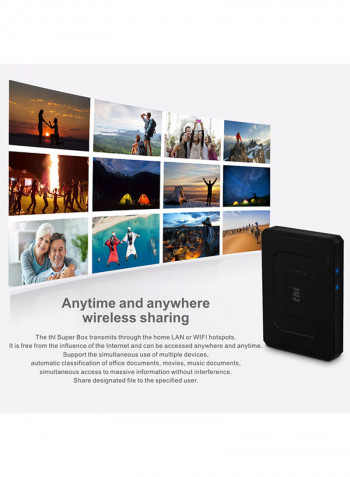 S912 Smart Android TV Box Amlogic 4K 2GB RAM 16GB ROM 2.4G EU47 Black