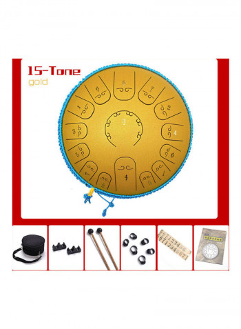 15-Tone Drum with Drumsticks