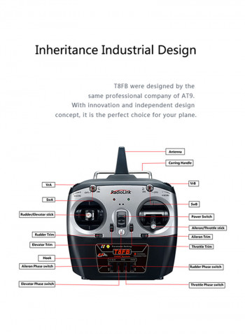 Micro Racing Drone Controller RM10625-4 26x22x21centimeter