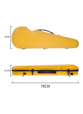 Fiberglass Violin Hard Case with Straps