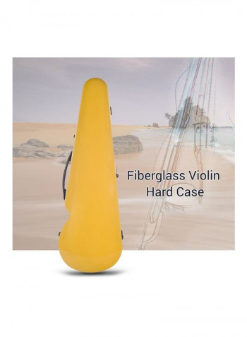 Fiberglass Violin Hard Case with Straps