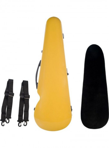 Fiberglass Violin Hard Case with Straps
