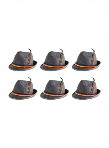 6-Piece German Alpine Hat 60243