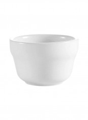 36-Piece Rolled Edge Porcelain Bowl White 7.25ounce