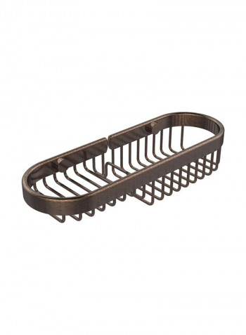 Combination Wire Shower Basket Black