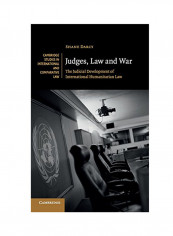 Judges, Law And War Hardcover