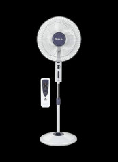 Pedestal Fan With Remote Control 55 W 60111 White/Blue