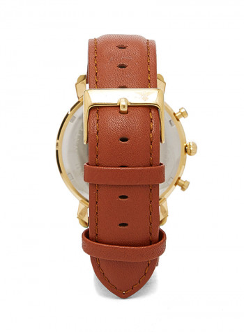 Leather Analog Watch 23059