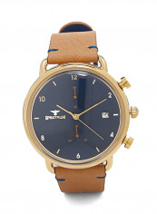 Men's Leather Analog Watch 23061M