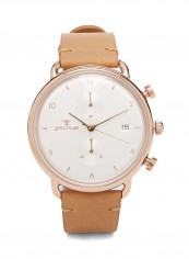 Men's Leather Analog Watch 23061M
