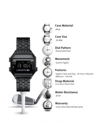 Stainless Steel Digital Wrist Watch 2020135