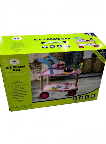 Wooden Ice Cream Cart Play Set