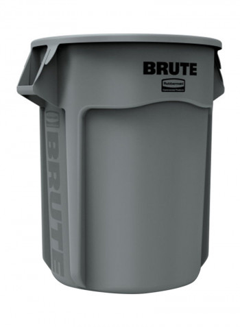 Vented Brute Container Grey 55gallon