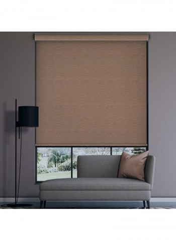 Single Mist Blackout Window Blind Brown 200x150cm