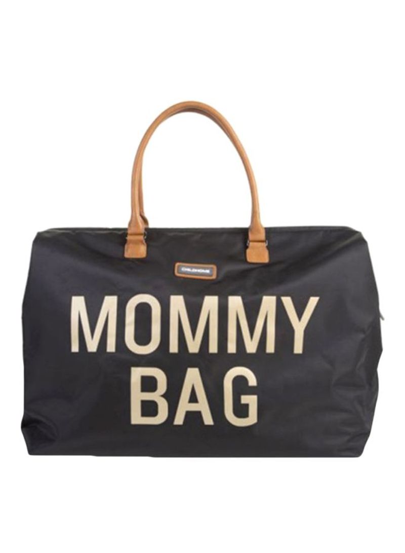 Big Mommy Printed Bag - Black