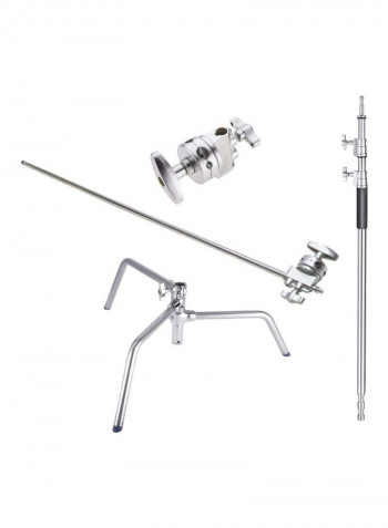 4-Piece Reflector C-Stand Set Silver
