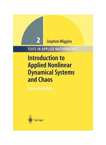 Introduction To Applied Nonlinear Dynamical Systems And Chaos Paperback English by Stephen Wiggins - 2010