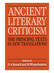 Ancient Literary Criticism Paperback Rev. Ed Edition
