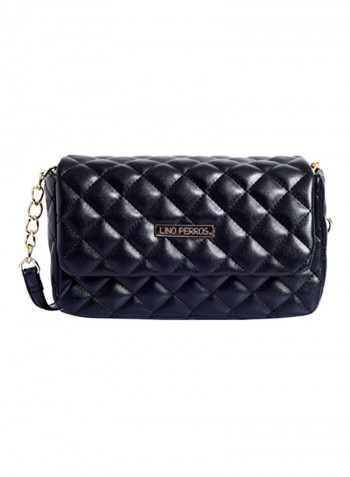 Polyester Blend Crossbody Bag LWSL00334BLACK Black