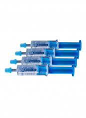 4-Piece Brush On Teeth Whitening Bleaching Gel White/Blue