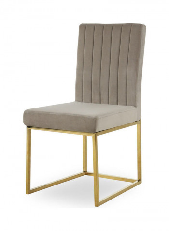 Pert Dining Chair Light Brown/Gold