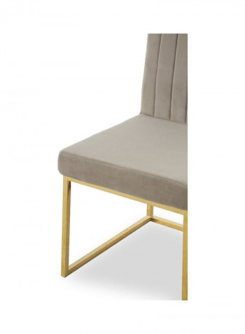 Pert Dining Chair Light Brown/Gold