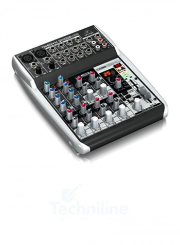 Premium 10-Input 2-Bus Mixer With Multi-FX Processor QX1002USB Black/Grey/Red
