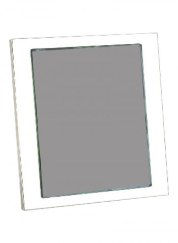 Decorative Picture Frame Silver/Clear 8x10inch